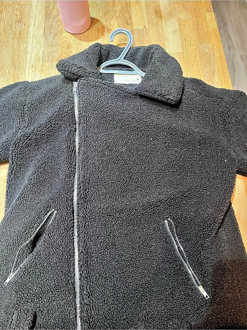 Newbury Kustom Black Teddy Jacket Like New